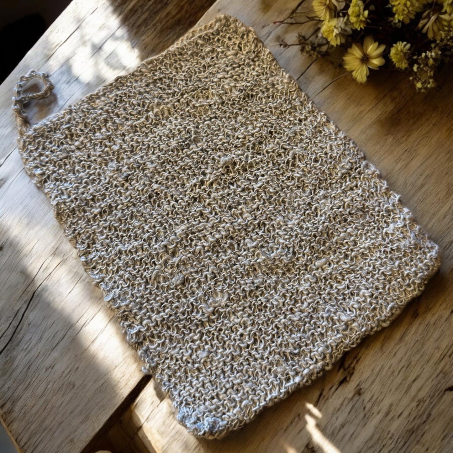 Nettle exfoliating glove