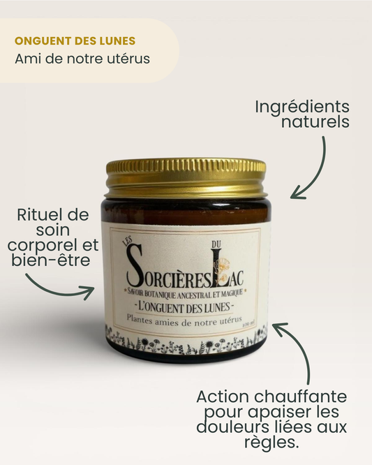 Onguent des Lunes - Plantes amies de notre utérus