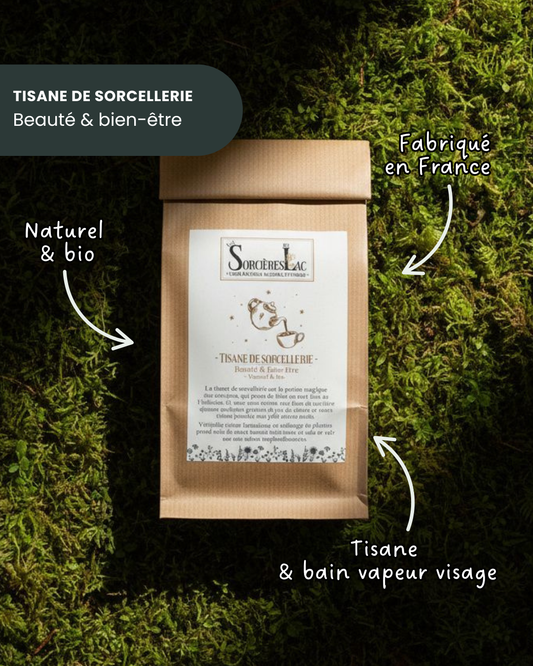 Tisane de sorcellerie et Infusion bain vapeur visage - Beauté et bien être