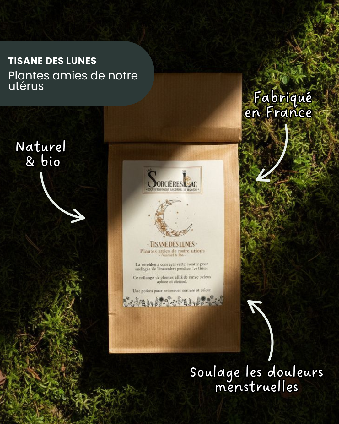 Tisane des Lunes - Plantes amies de notre utérus