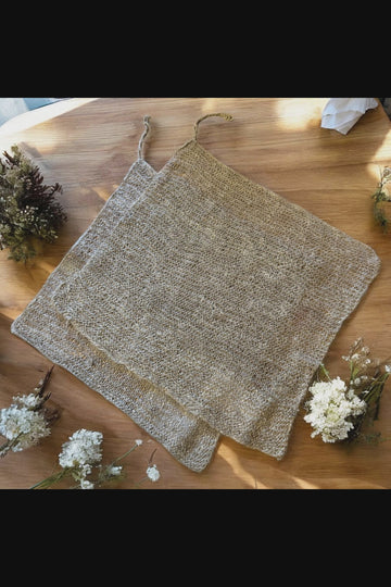 Nettle washcloths x2 